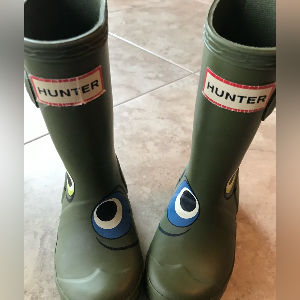 HUNTER little kids rain boots size 8 or 8.5 - Picture 5 of 9
